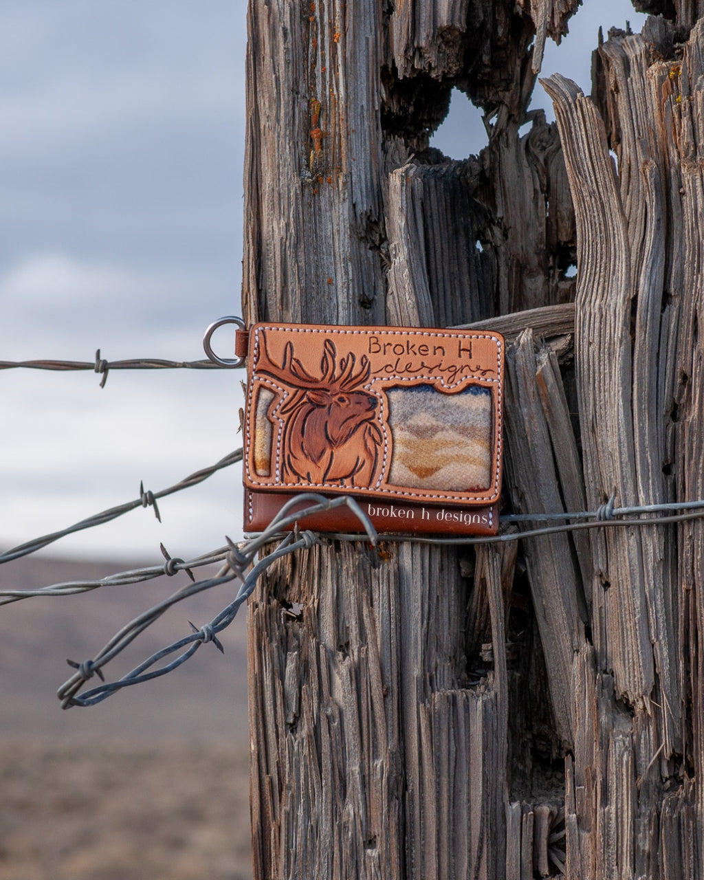 Mini Leather Wallet (With D-Ring)