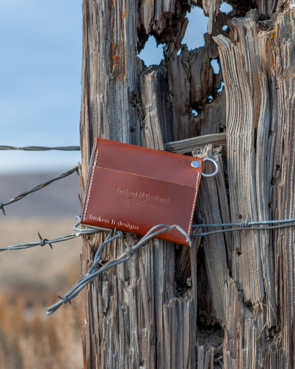 Mini Leather Wallet (With D-Ring)