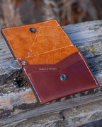 Mini Leather Wallet (With D-Ring)