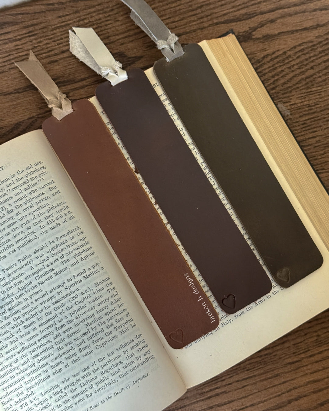 Leather Bookmark