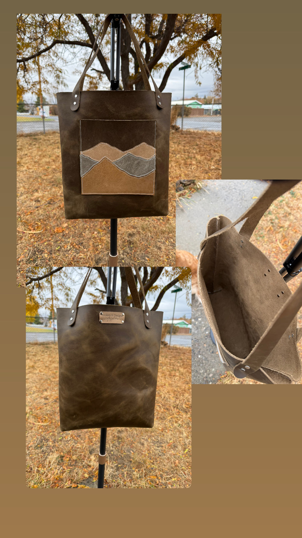 XL Leather Tote Bag
