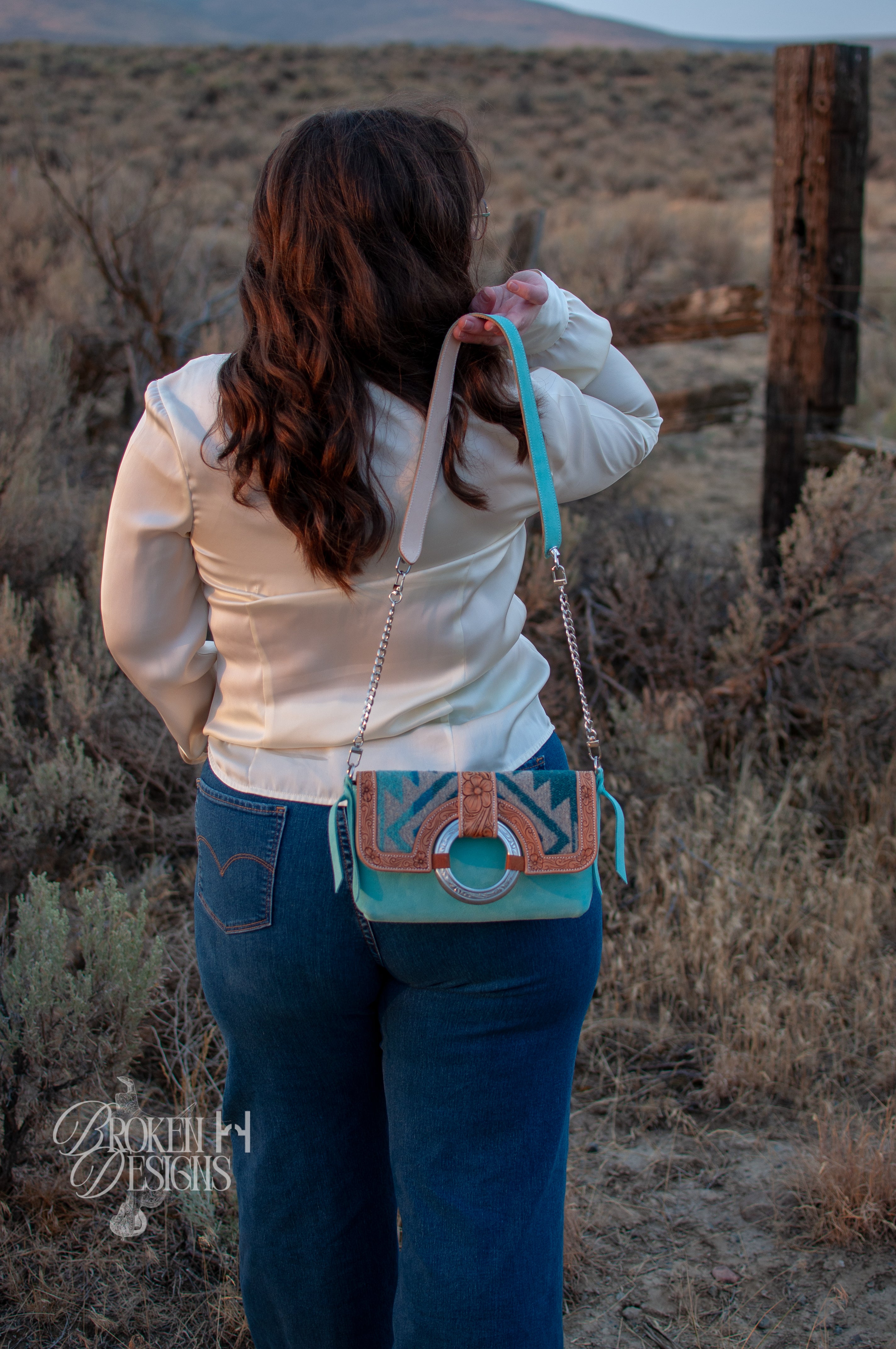 Bluebird Magnolia Purse