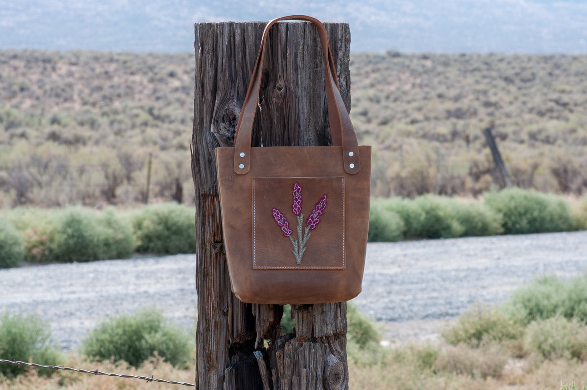 Lupine Mini Leather Tote