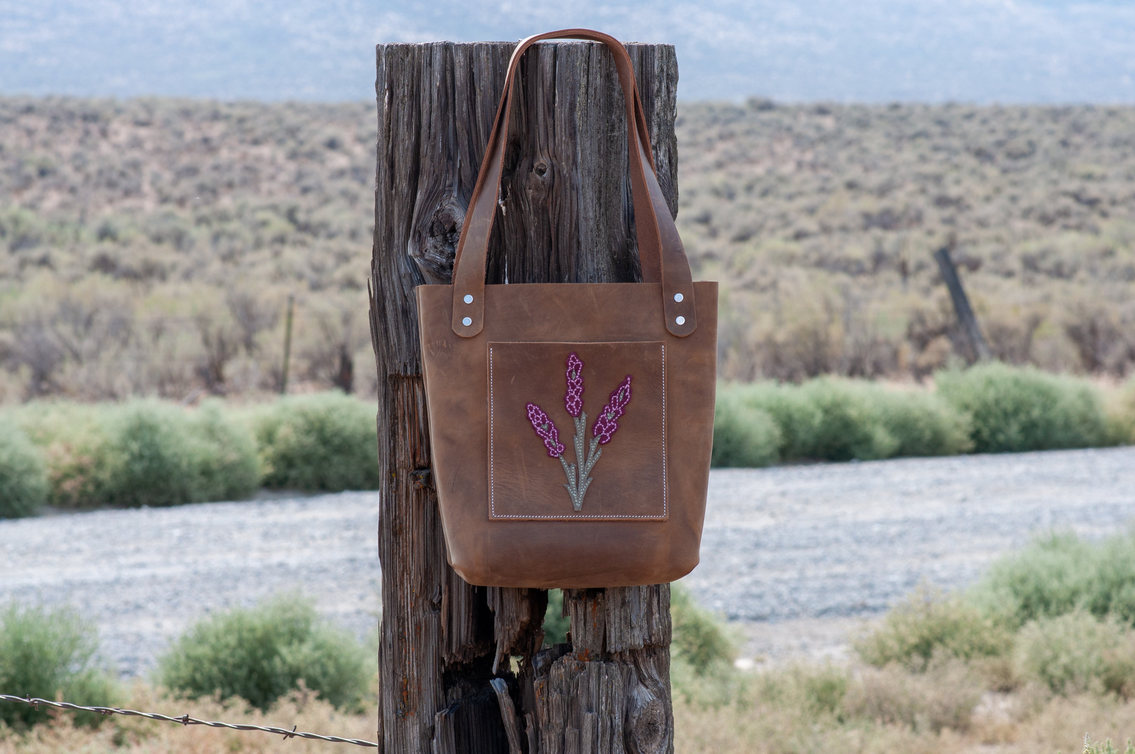 Lupine Mini Leather Tote