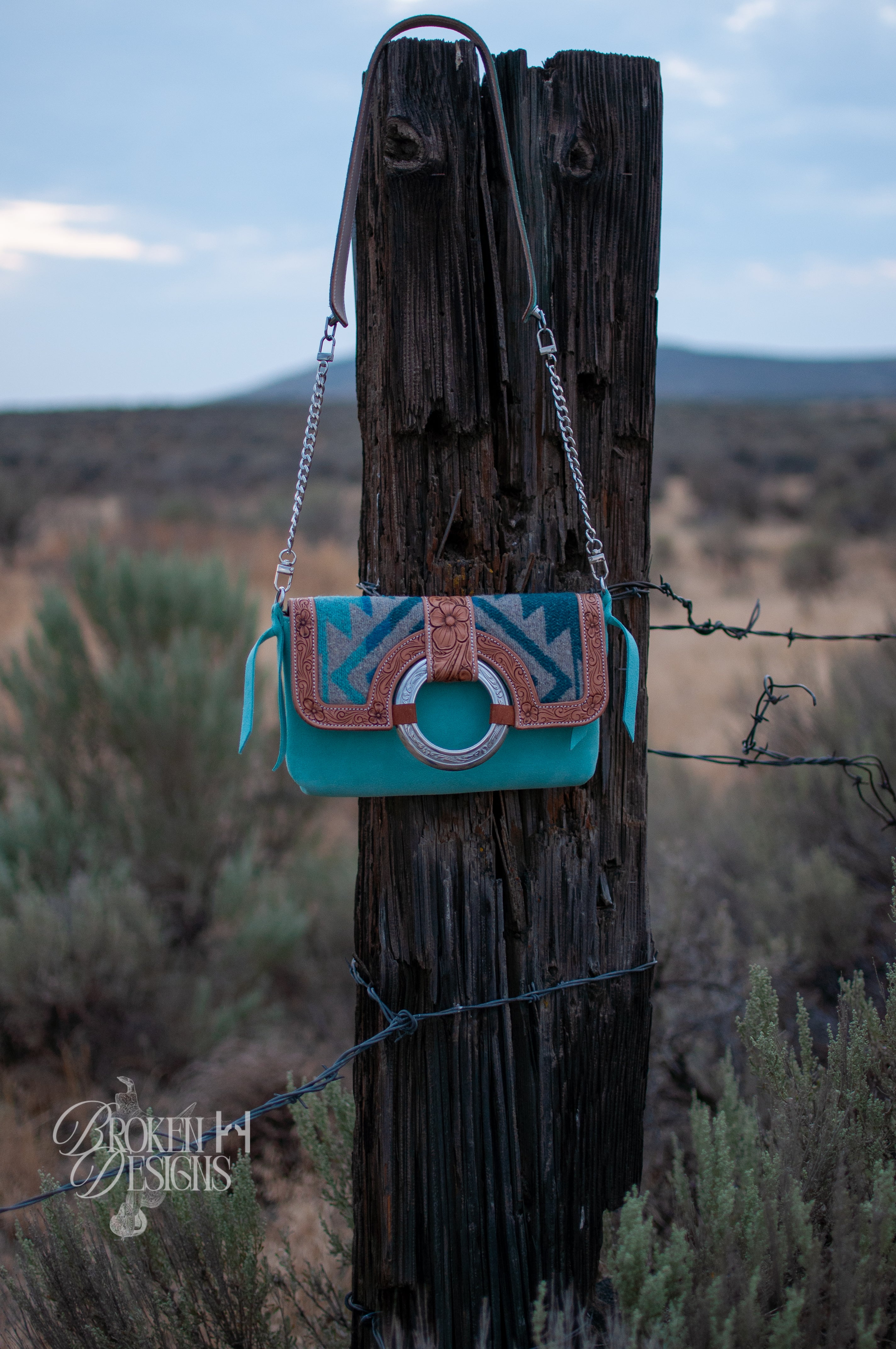 Bluebird Magnolia Purse