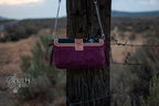 Plum Magnolia Purse