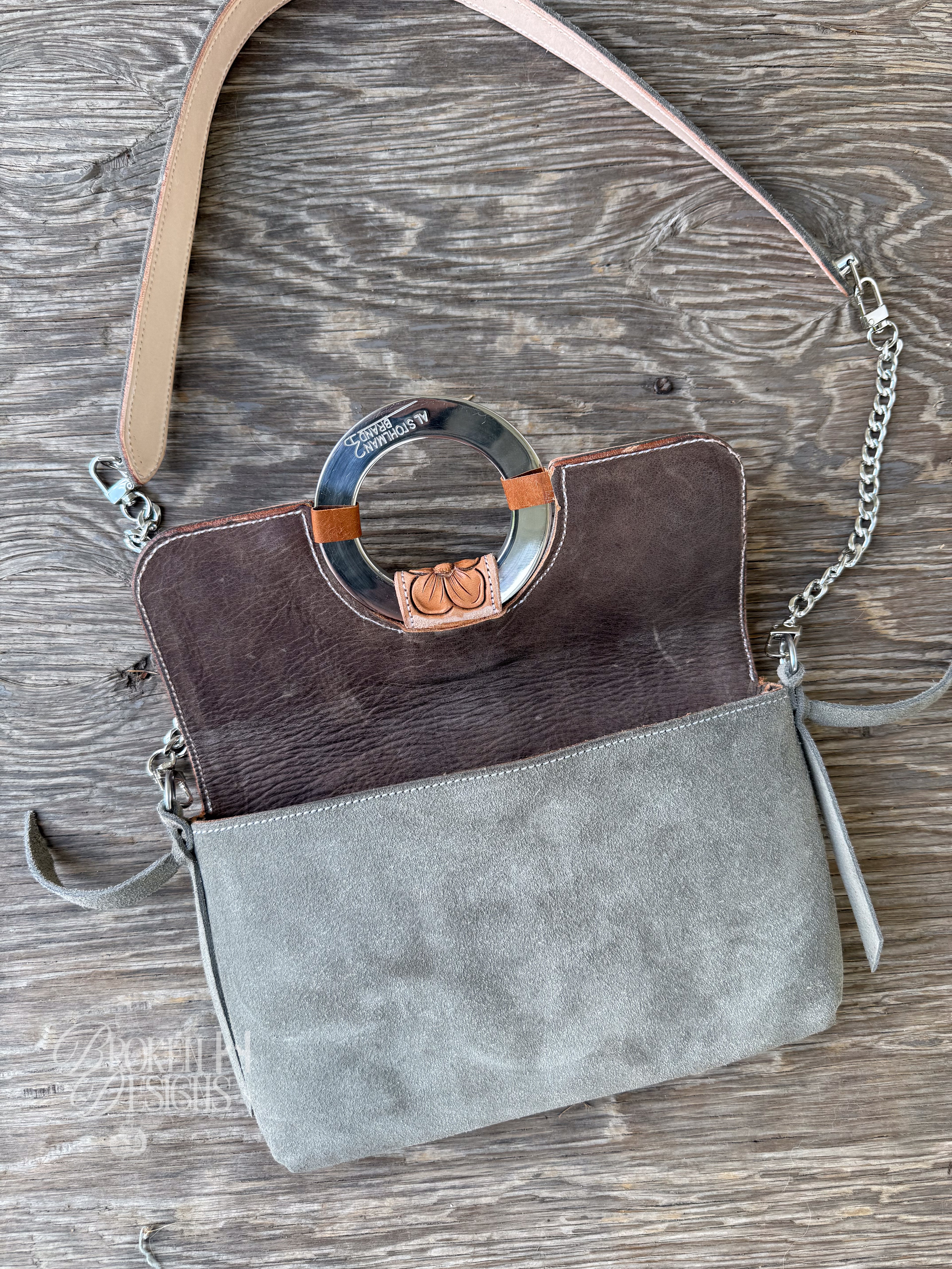 Sage Magnolia Purse