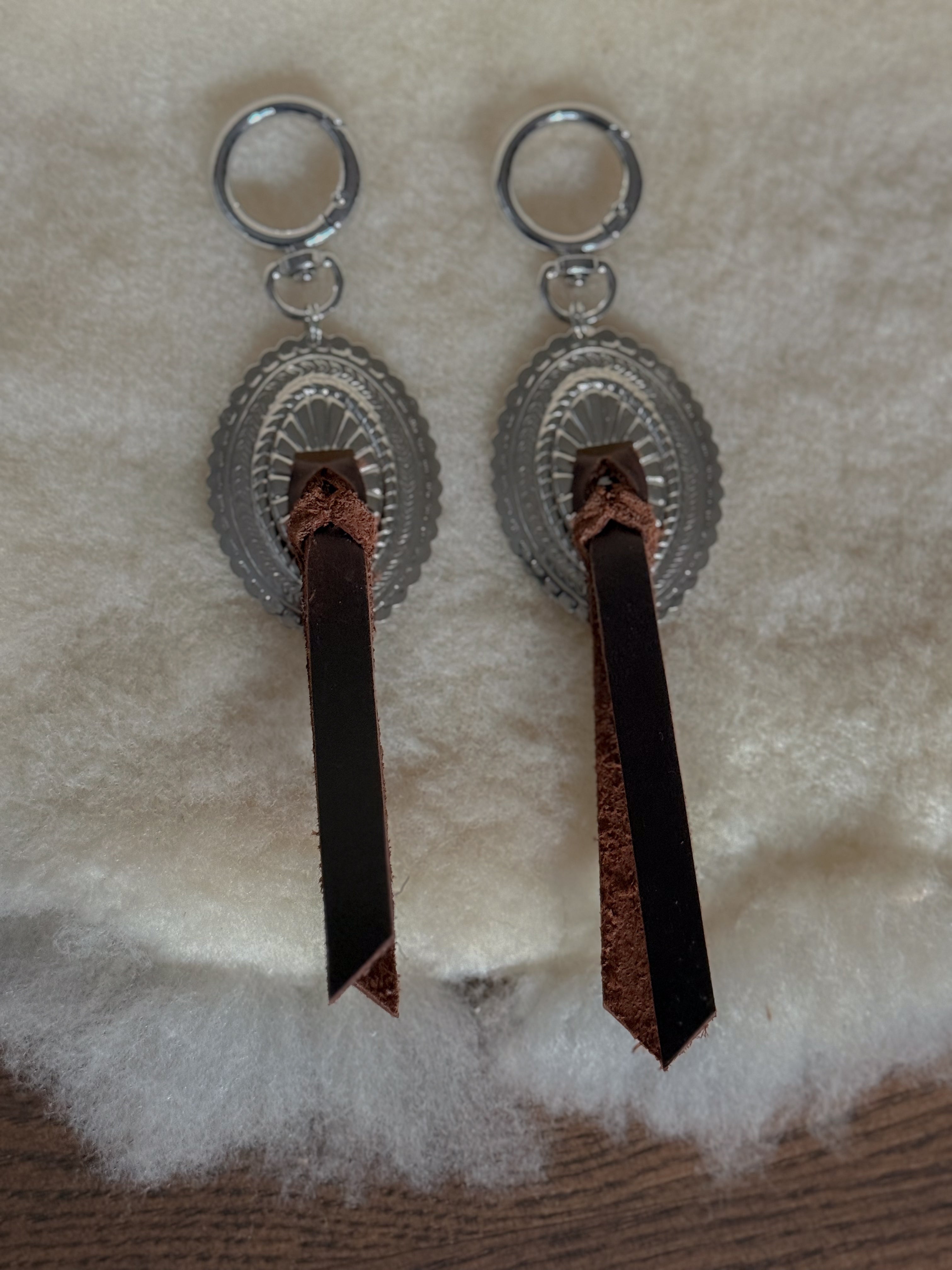 Bleed Knot Concho Keychain